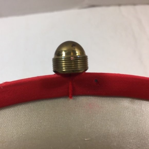 Vtg Stylemark Red Fabric Evening Gold Tone Fancy Clasp Clutch Purse 8.5"X6" - Picture 9 of 14